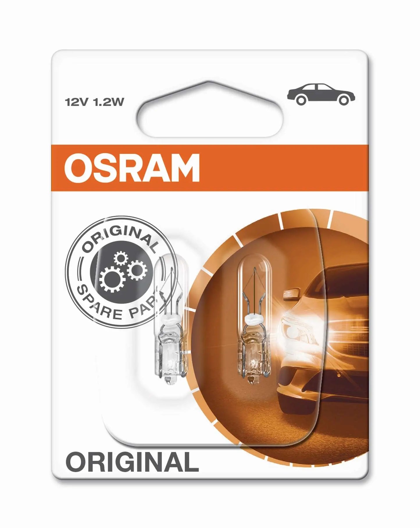 W1,2W 12V 1,2W W2x4,6d 2st. Blister OSRAM - Samsuns Group