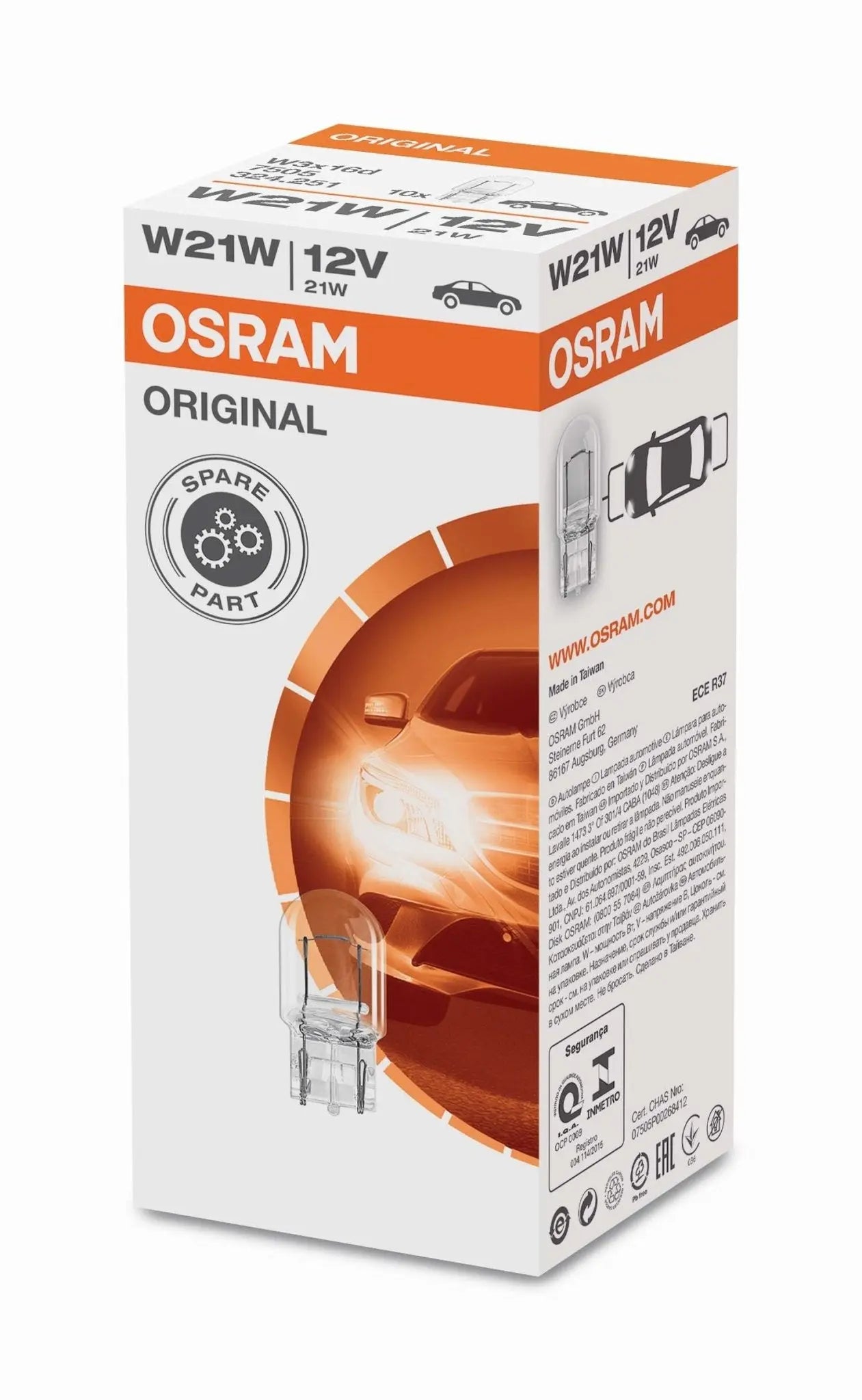 W21W 12V Faltschachtel Original OSRAM - Samsuns Group