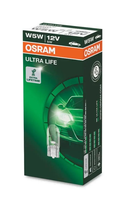 W5W 12V W2.1x9.5d 5W ULTRA LIFE 1st. Faltschachtel OSRAM - Samsuns Group