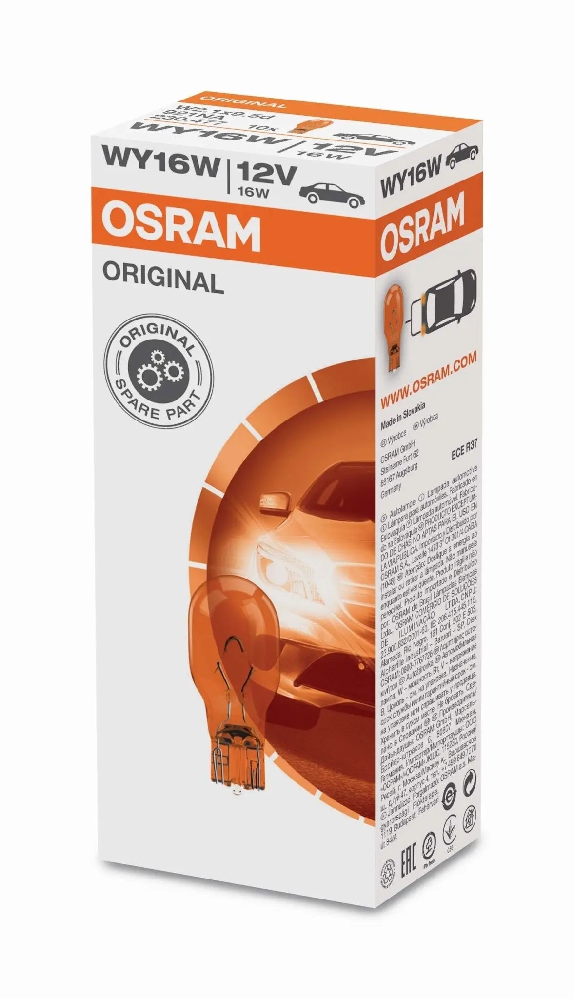 WY16W 12V Faltschachtel Original OSRAM - Samsuns Group