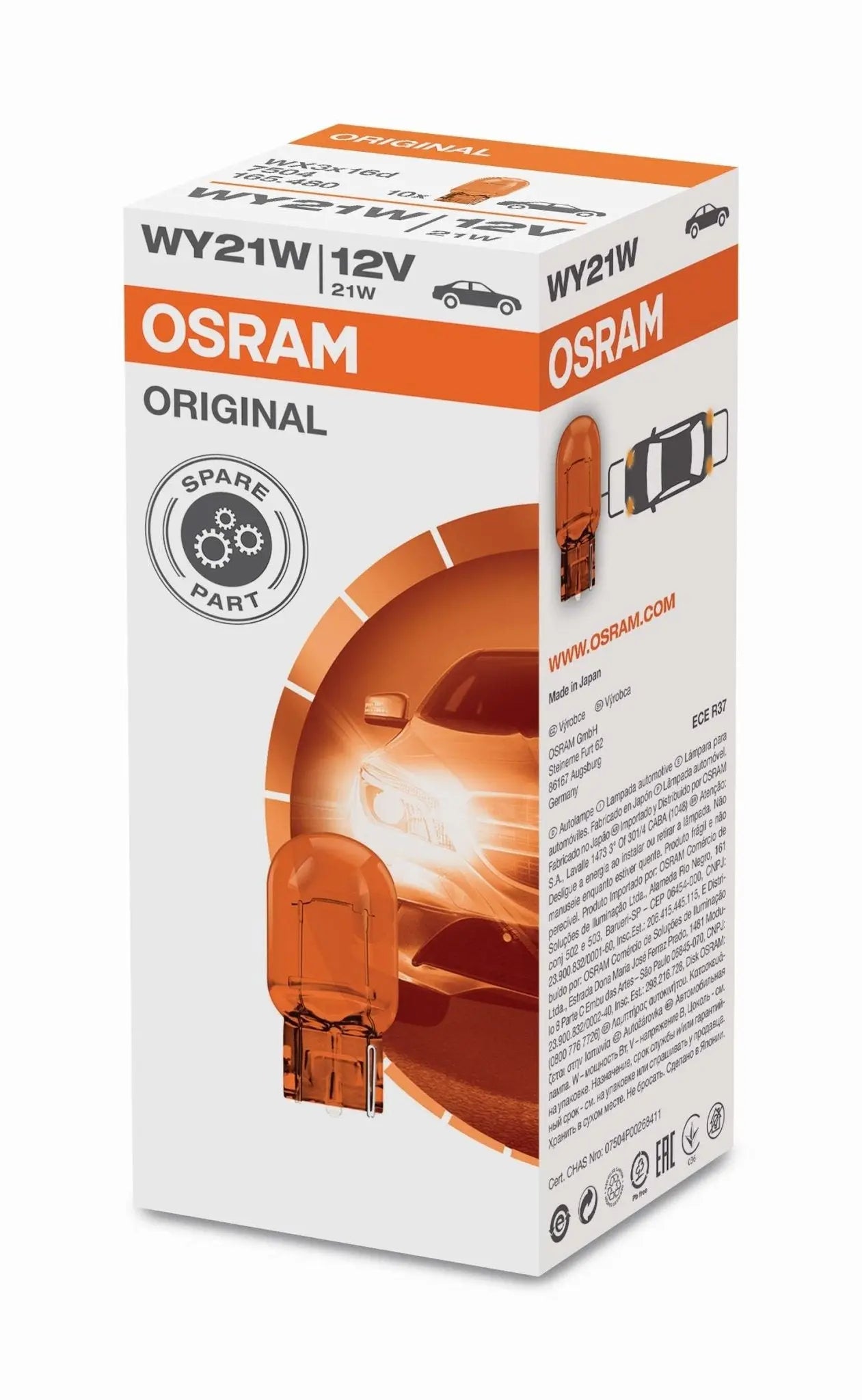 WY21W 12V 21W WX3x16d C1 (gelb) 1 St. OSRAM - Samsuns Group