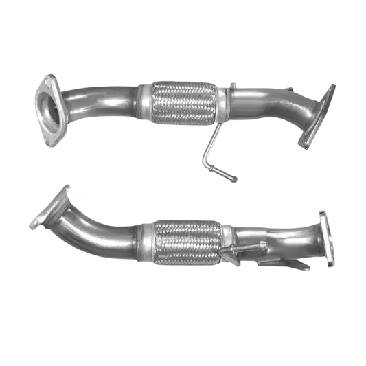 Auspuffrohr Abgasrohr Flexrohr Hosenrohr Abgaskrümmer Rohr bis EURO 4 E-Prüfzeichen für HONDA CR-V 2.2L Mk 2 CTDi N22A2 Motoren DPF und ohne...