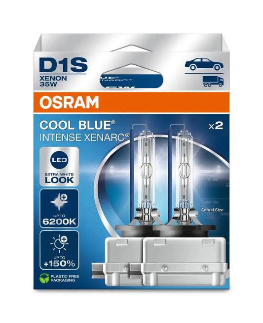 D1S 35W PK32d-2 XENARC COOL BLUE INTENSE NextGen. 6200K +150% Doppelpack OSRAM