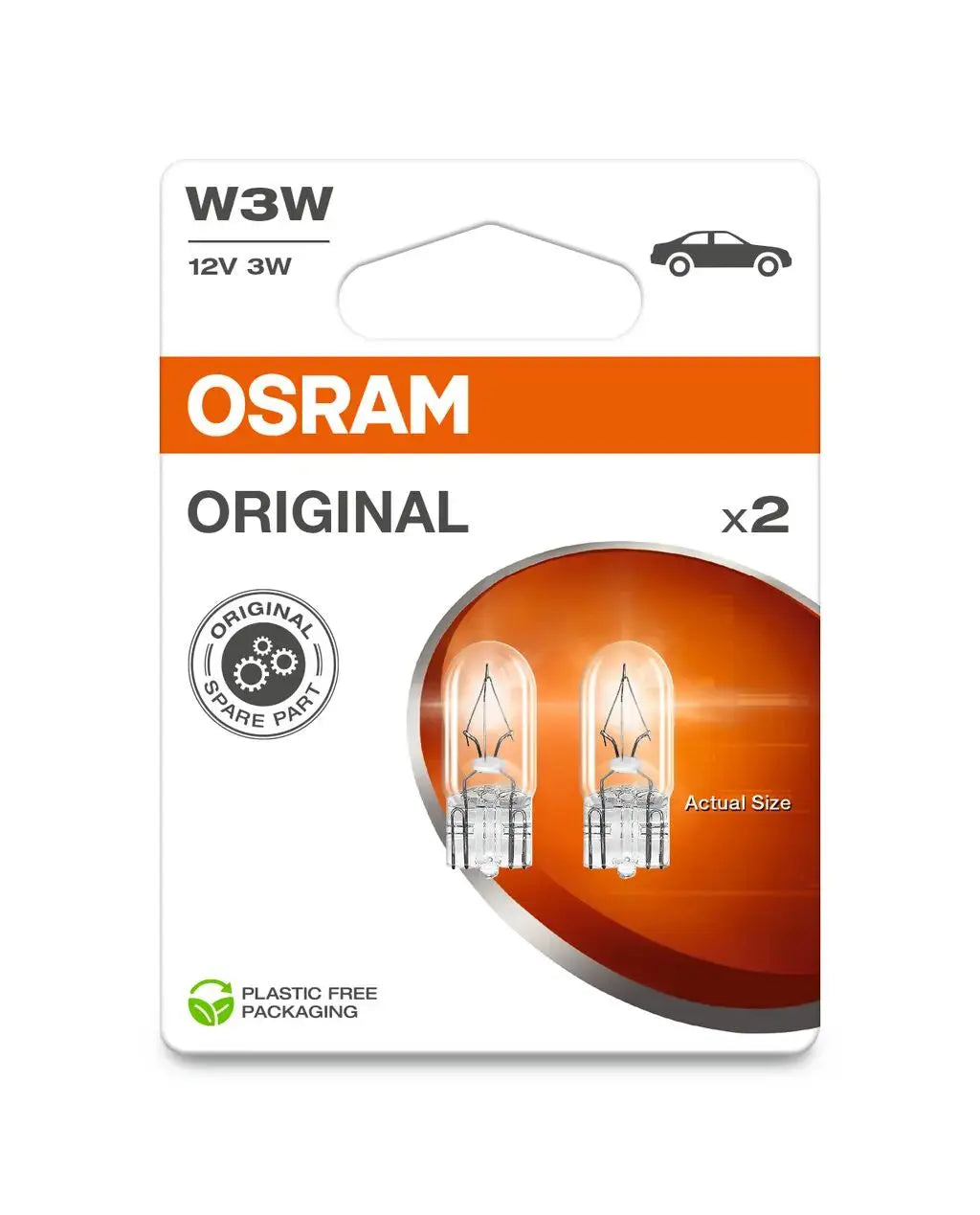W3W 12V 3W W2,1x9,5d Blister Doppelpack OSRAM