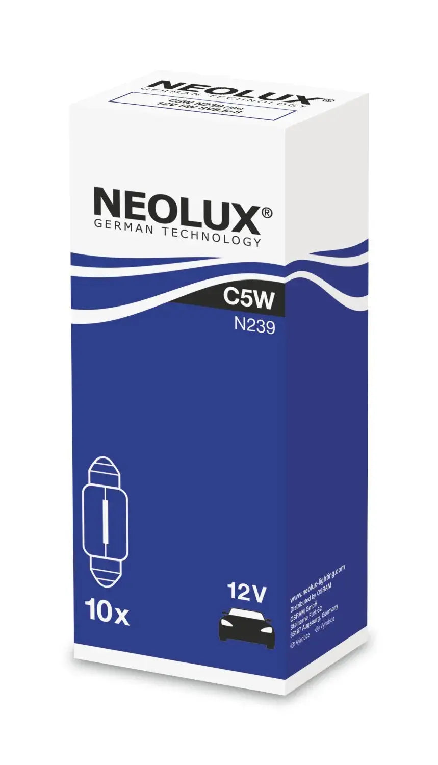 C5W 12V 5W  SV8,5-8 soffitte  NEOLUX
