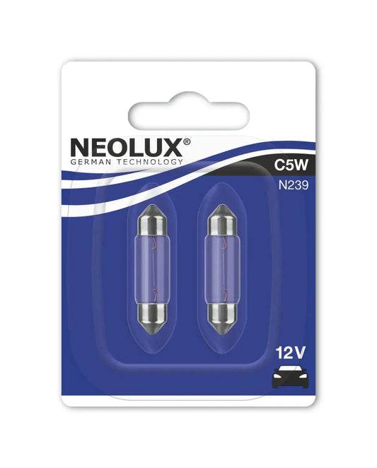 C5W 12V 5W  SV8,5-8 soffitte Doppelpack Blister NEOLUX