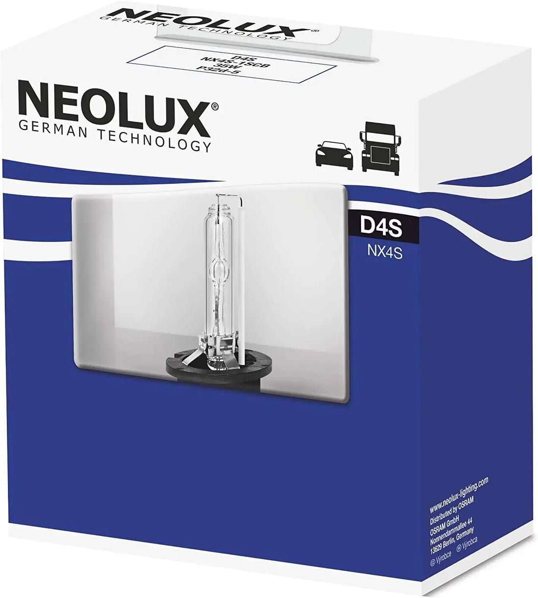 D4S 35W P32d-5 Xenon Softcover Box  NEOLUX