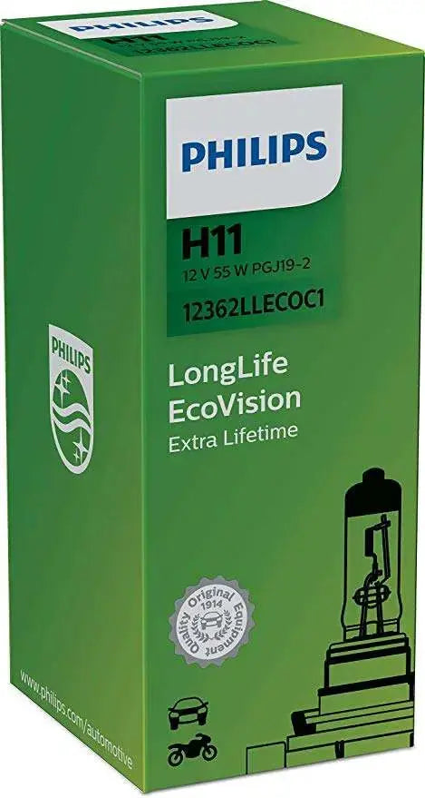 H11 12V 55W PGj19-2 LongerLife ECOVision von Philips: So peppen Sie Ihre Autoteile KFZ-Teile für PKW LKW und NFZ günstig auf Samsuns Group