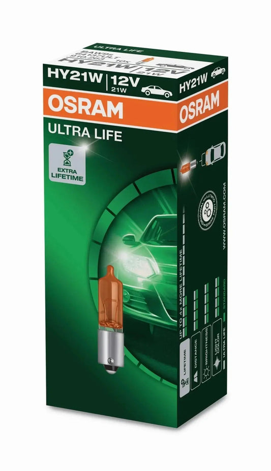 HY21W 12V 21W BAW9s ULTRA LIFE  Faltschachtel OSRAM