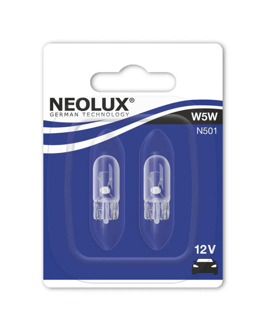 W5W 12V 5W  W2,1x9,5d Doppelpack Blister NEOLUX