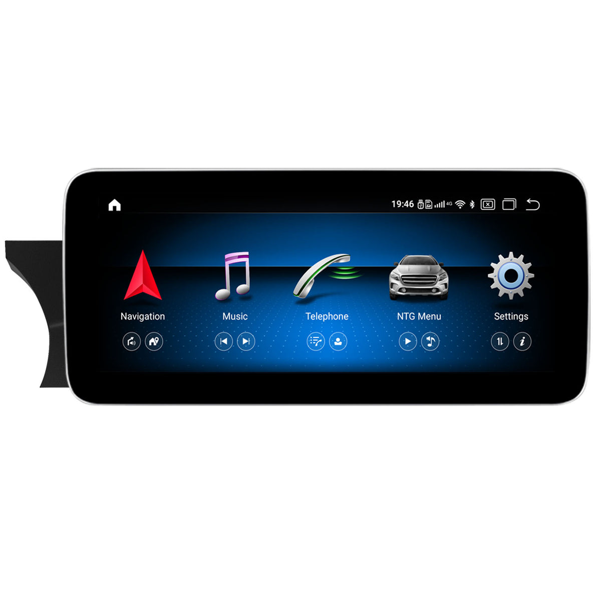JFSound Android-Autoradio mit Navigation für Mercedes-Benz C-Klasse 2011-2014 Linkslenker, 10,25-Zoll-Display, NTG4.5 – Produktansicht 1