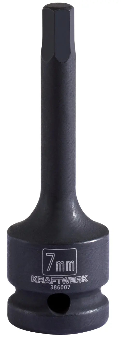 1/2" INSECHSKANT-SCHLAG-STECKNUSS 7 MM KRAFTWERK