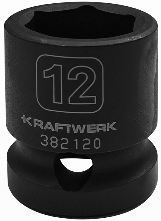 1/2" KURZE SCHLAG-STECKNUSS 12 MM KRAFTWERK