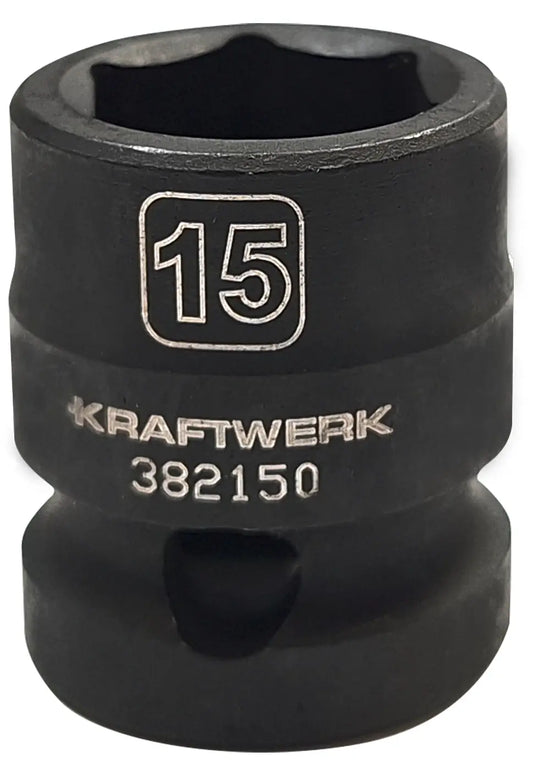 1/2" KURZE SCHLAG-STECKNUSS 15 MM KRAFTWERK