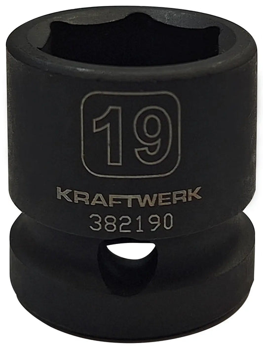 1/2" KURZE SCHLAG-STECKNUSS 19 MM KRAFTWERK