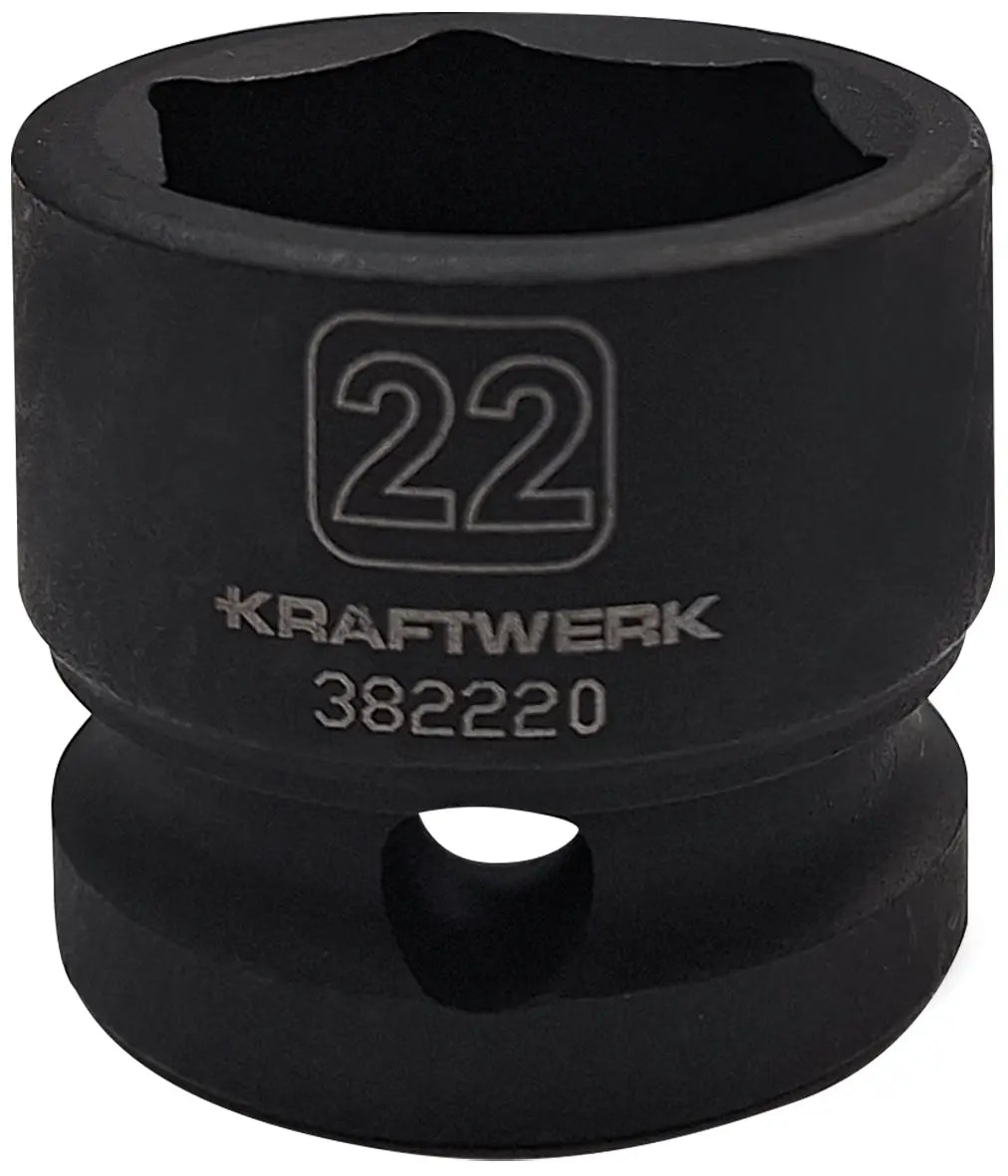 1/2" KURZE SCHLAG-STECKNUSS 22 MM KRAFTWERK