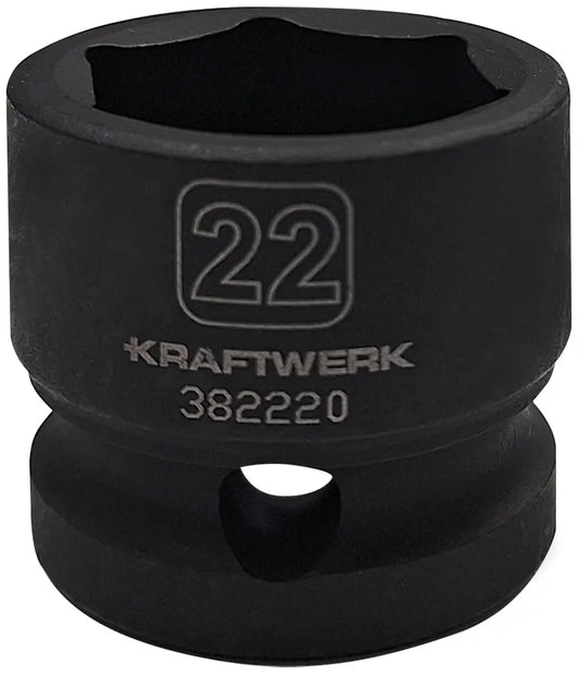 1/2" KURZE SCHLAG-STECKNUSS 22 MM KRAFTWERK