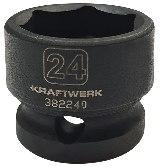 1/2" KURZE SCHLAG-STECKNUSS 24 MM KRAFTWERK