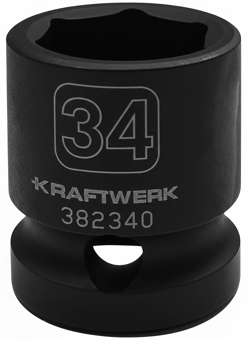 1/2" SCHLAG-STECKNUSS LANG, 34 MM KRAFTWERK