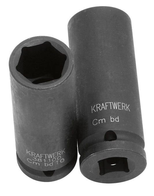 1/2" TIEFE SCHLAG-STECKNUSS 10 MM KRAFTWERK