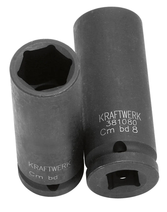 1/2" TIEFE SCHLAG-STECKNUSS 8 MM KRAFTWERK