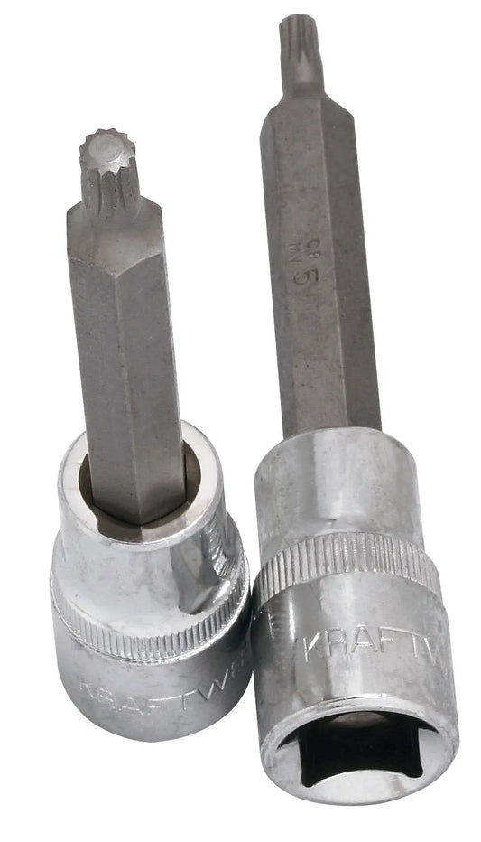1/2" VIELZAHN-BIT-STECKNUSS M5 100 MM KRAFTWERK