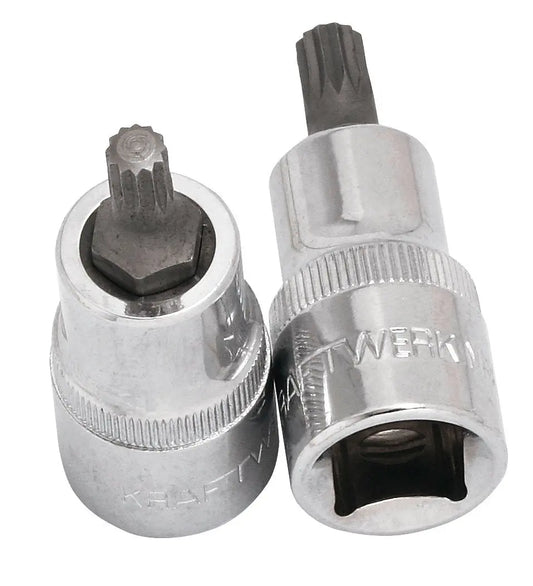 1/2" VIELZAHN-BIT-STECKNUSS M6 KRAFTWERK