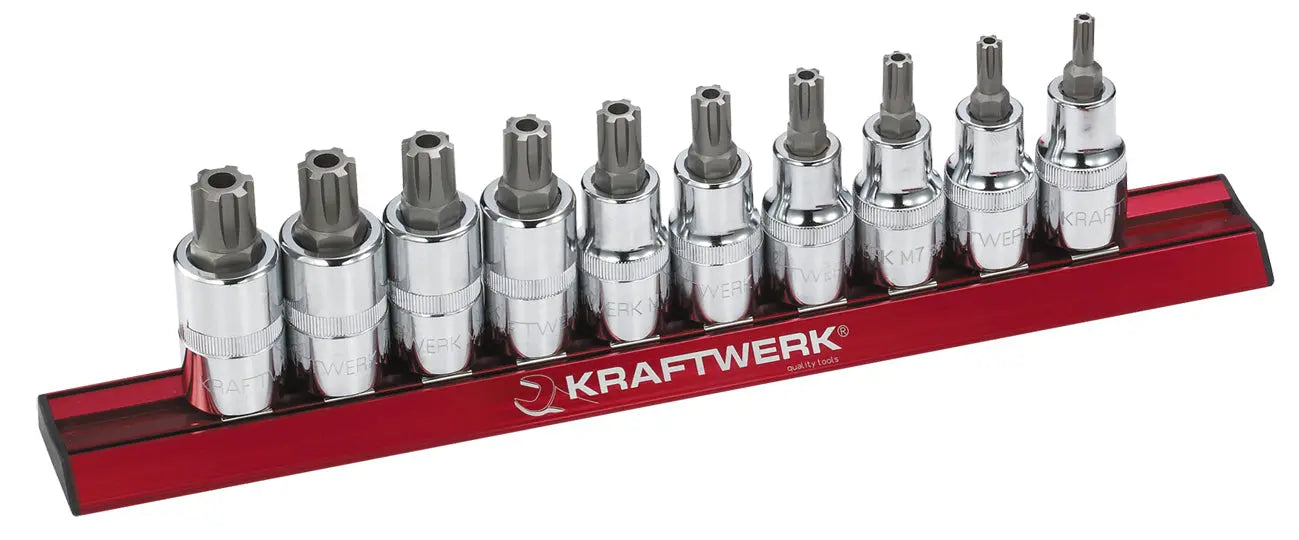 10-T. LOCH-RIBE-BIT-STECKNUSSSATZ 1/2" KRAFTWERK