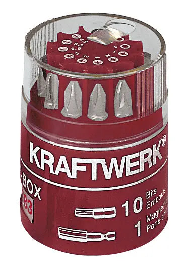 11-T. 1/4" UNIVERSAL-BIT-BOX KRAFTWERK