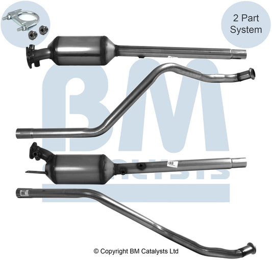 DPF FÜR RENAULT LAGUNA 1.9L DIESEL | EURO 4 | OEM: 8200391215 BM CATALYSTS