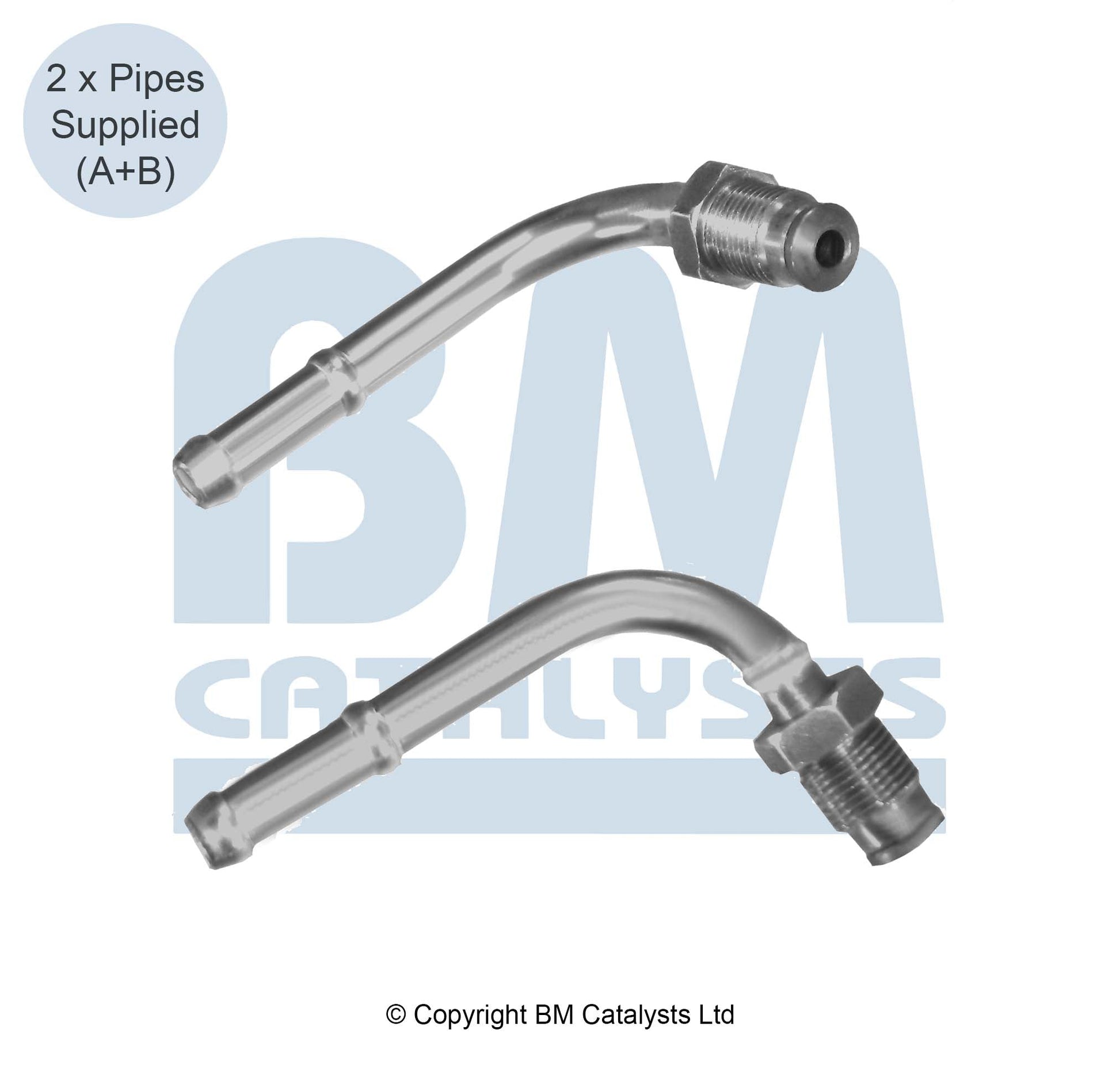 BM Druckrohr für RENAULT LAGUNA 1.9 Vor und nach DPF | Euro 4 | OEM: 8200391217 BM CATALYSTS