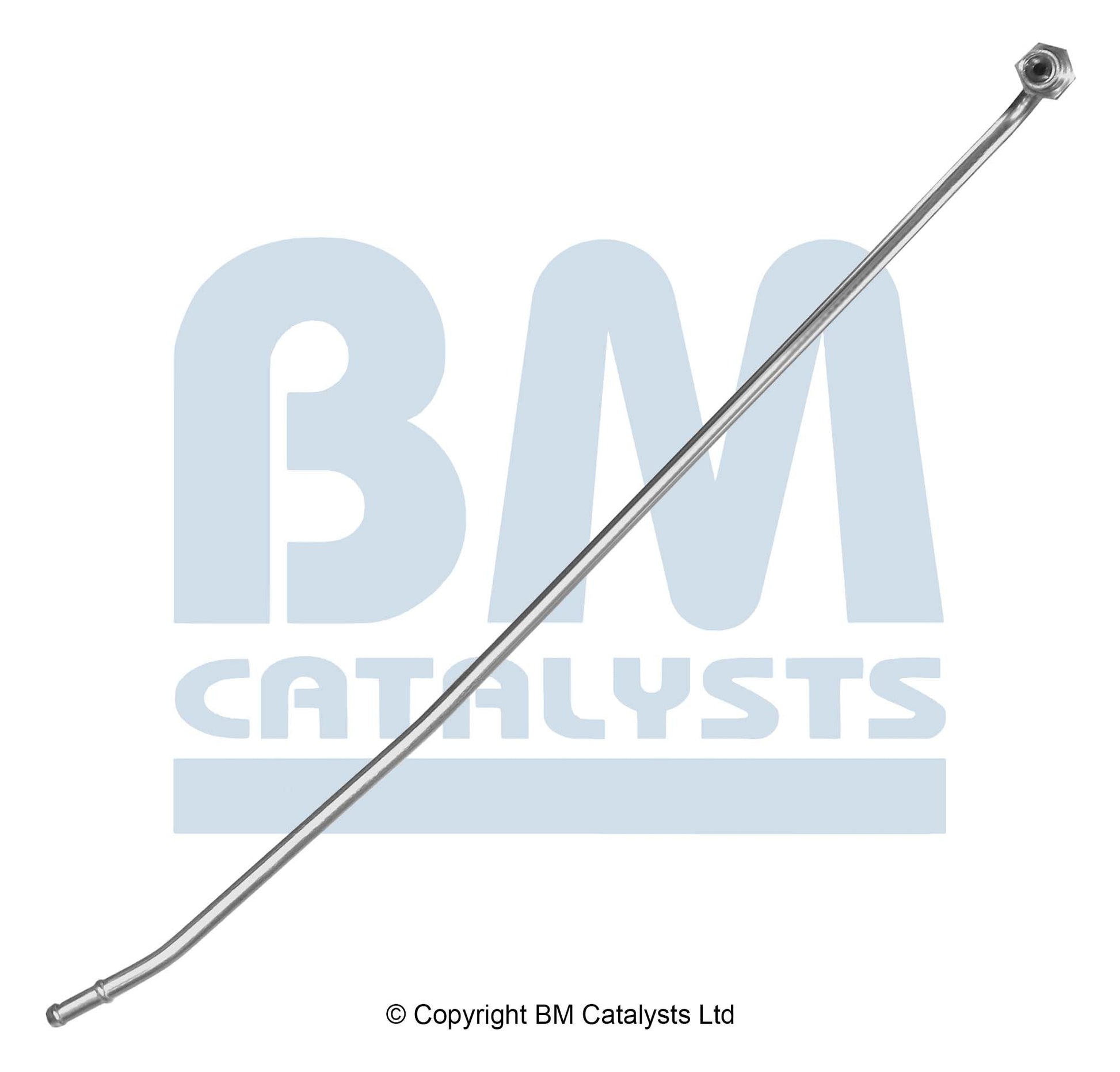 BM Druckrohr für VOLVO S60 2.4 Hinten; lang | Euro 4 | OEM: 30731189 BM CATALYSTS