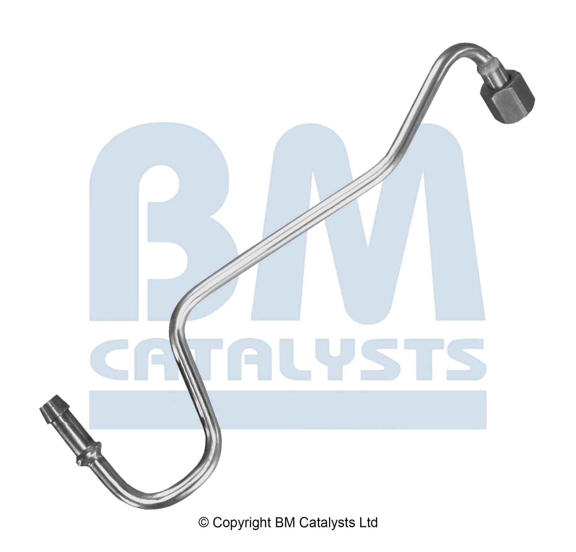 BM Druckrohr für VOLKSWAGEN HANDWERKER 2.5 Vorne; kurz | Euro 4 | OEM: 2E0131581F BM CATALYSTS