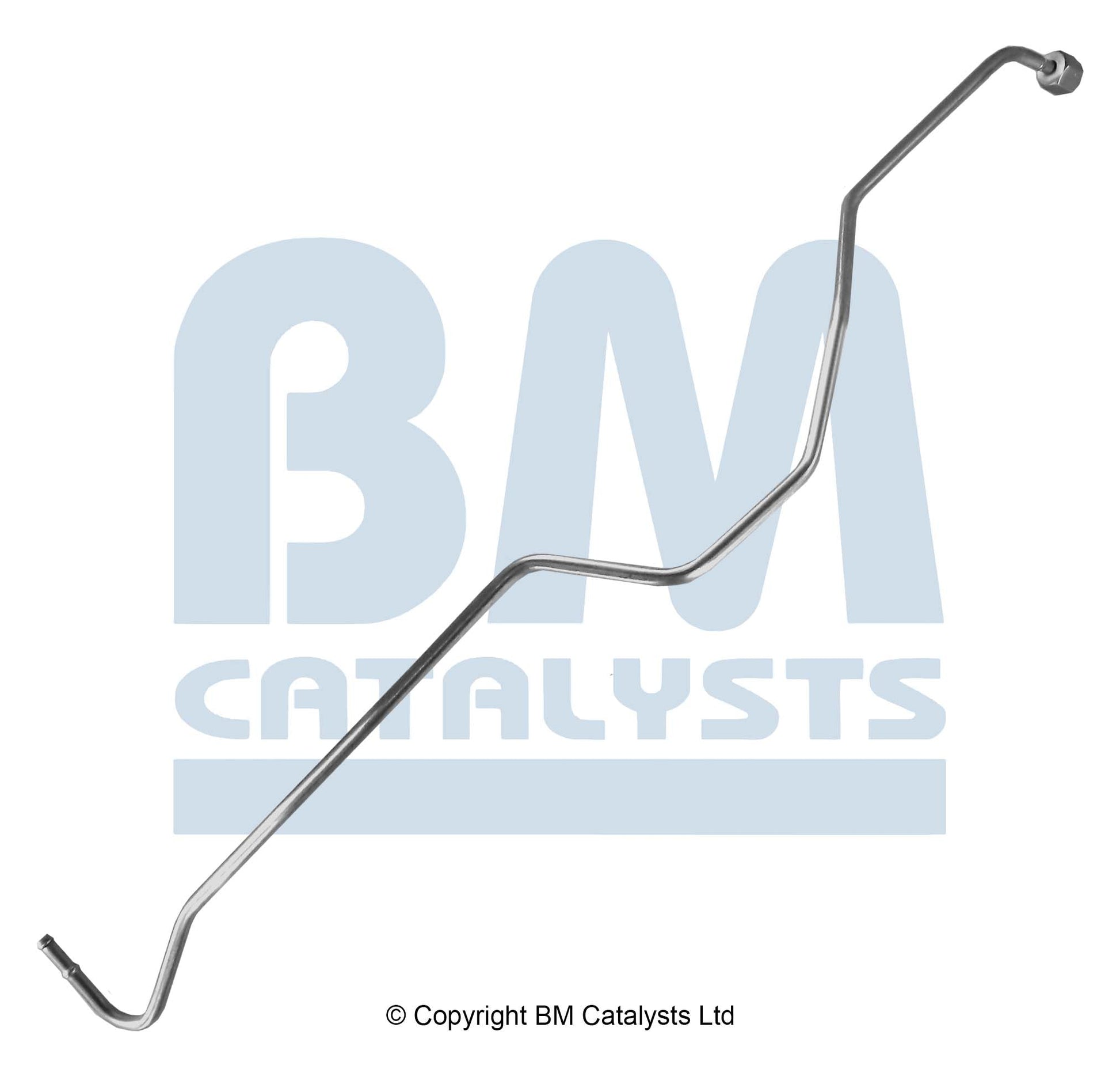 BM Druckrohr für VOLKSWAGEN HANDWERKER 2.5 Hinten; lang | Euro 4 | OEM: 2E0131582C BM CATALYSTS