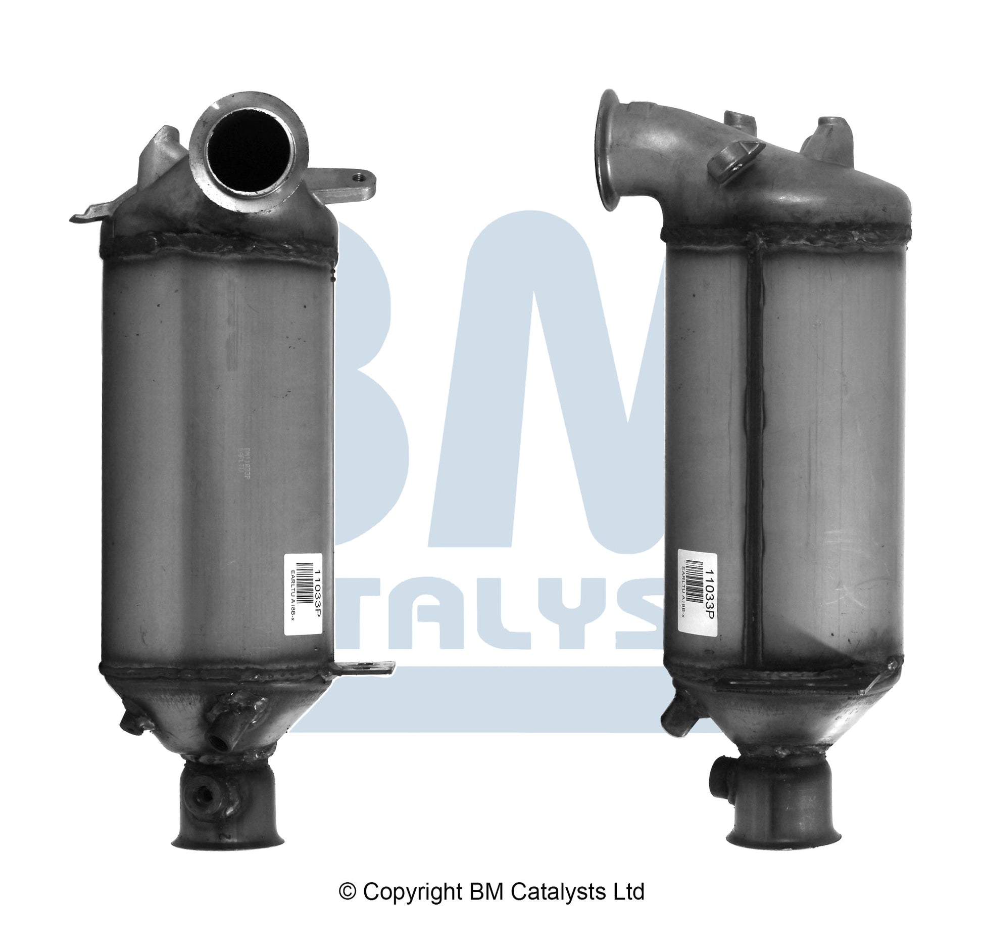 SIC-DPF FÜR VOLKSWAGEN CARAVELLE 2.5L DIESEL | EURO 4 | OEM: 7H0254700DX BM CATALYSTS
