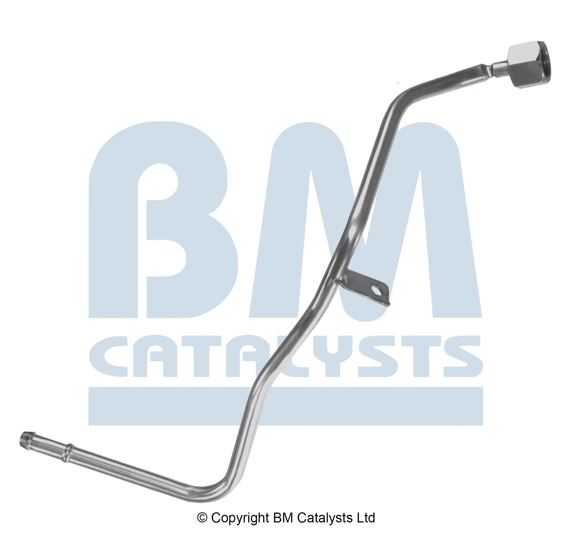 BM Druckrohr für FORD FIESTA 1.4 Hinten; lang | Euro 5 | OEM: 1687911(DPF) BM CATALYSTS