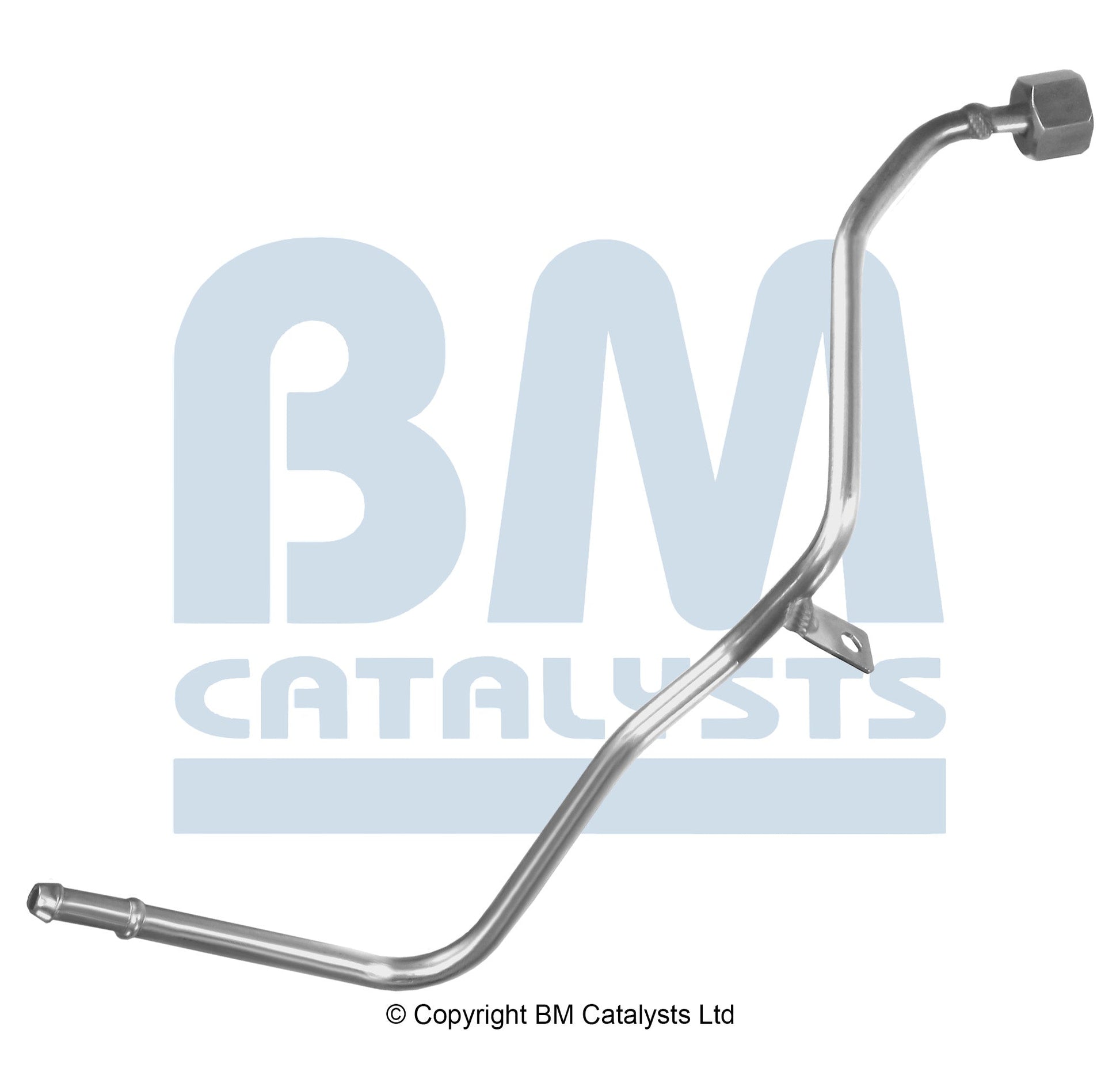 BM Druckrohr für FORD FOKUS 1.6 Hinten; lang | Euro 4 | OEM: 1619831 (DPF) BM CATALYSTS