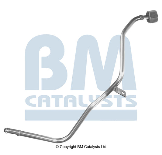 BM Druckrohr für FORD FOKUS 1.6 Hinten; lang | Euro 4 | OEM: 1619831 (DPF) BM CATALYSTS