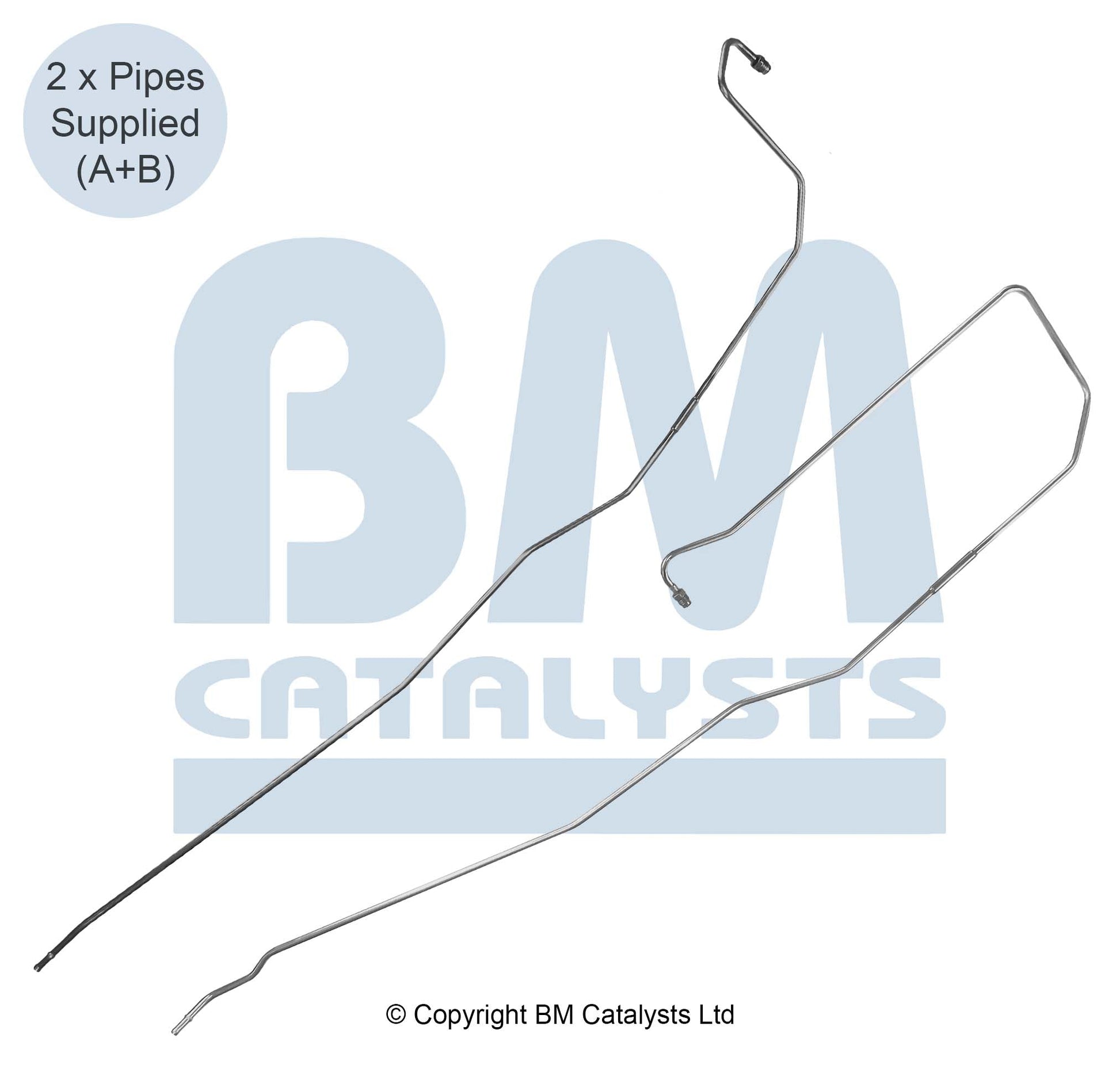 BM Druckrohr für MITSUBISHI MONTERO 3.2 Vor und nach DPF | Euro 4 | OEM: 1570A968 BM CATALYSTS