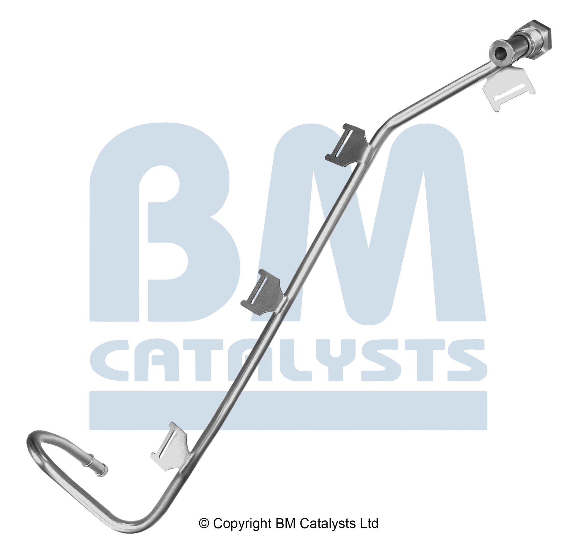 BM Druckrohr für VOLKSWAGEN TRANSPORTER 1.9 Hinten; lang | Euro 4 | OEM: BM CATALYSTS