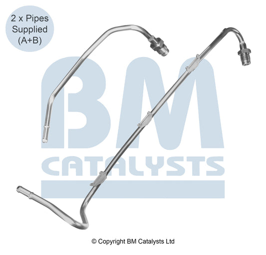 BM Druckrohr für VOLKSWAGEN TRANSPORTER 1.9 Vorne & hinten | Euro 4 | OEM: 7H0131552AC BM CATALYSTS