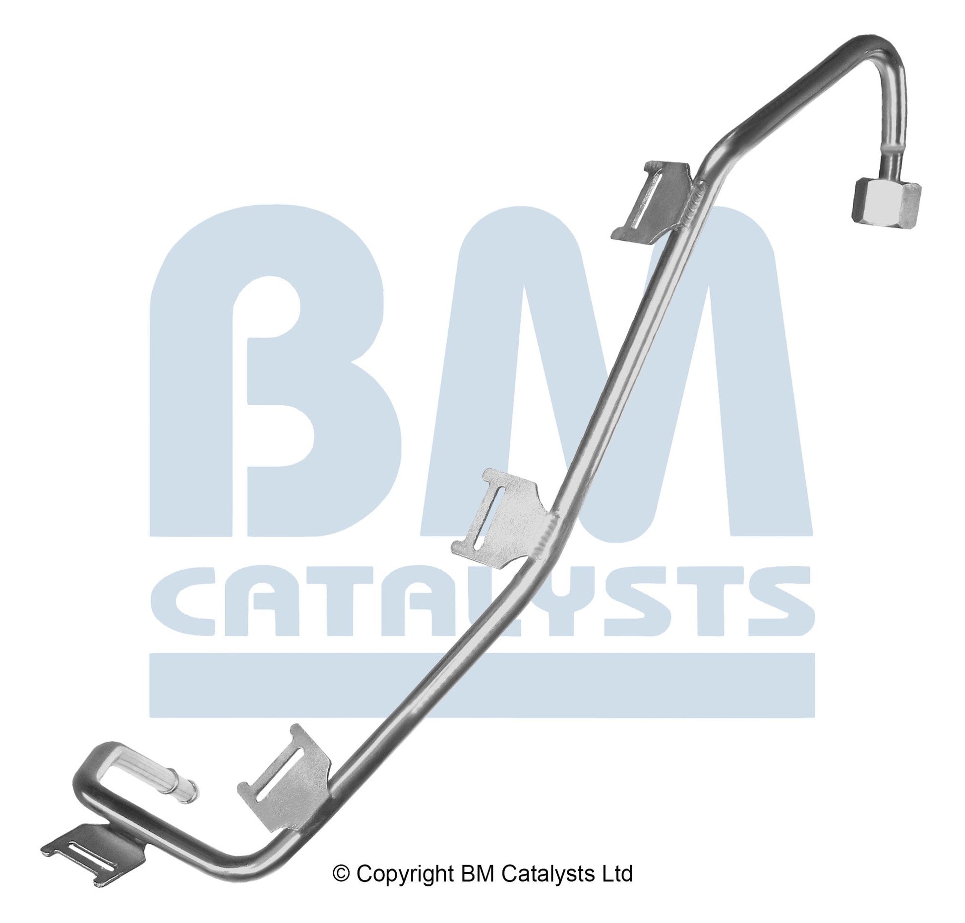 BM Druckrohr für VOLKSWAGEN CARAVELLE 2.5 Hinten; lang | Euro 4 | OEM: BM CATALYSTS