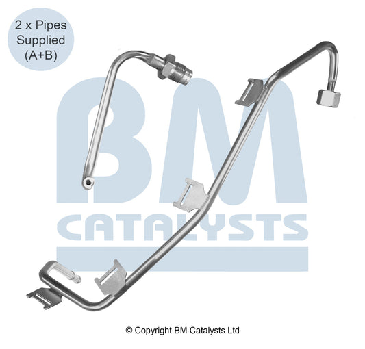 BM Druckrohr für VOLKSWAGEN CARAVELLE 2.5 Vorne & hinten | Euro 4 | OEM: 7H0131552AB BM CATALYSTS