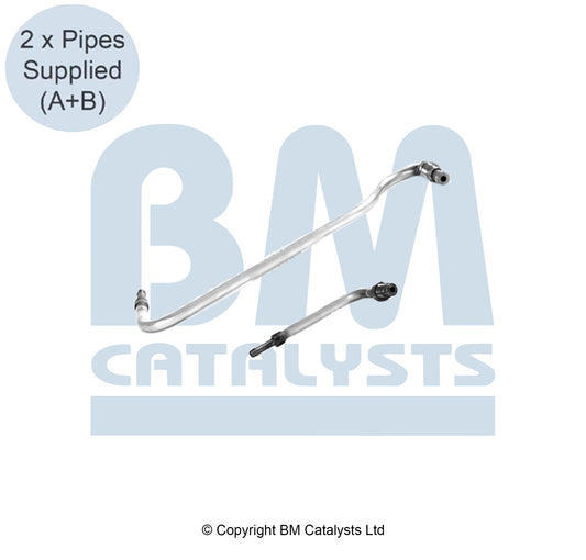 BM Druckrohr für FIAT TALENTO 1.6 Nach und vor DPF | Euro 6 | OEM: 2081500Q0B BM CATALYSTS