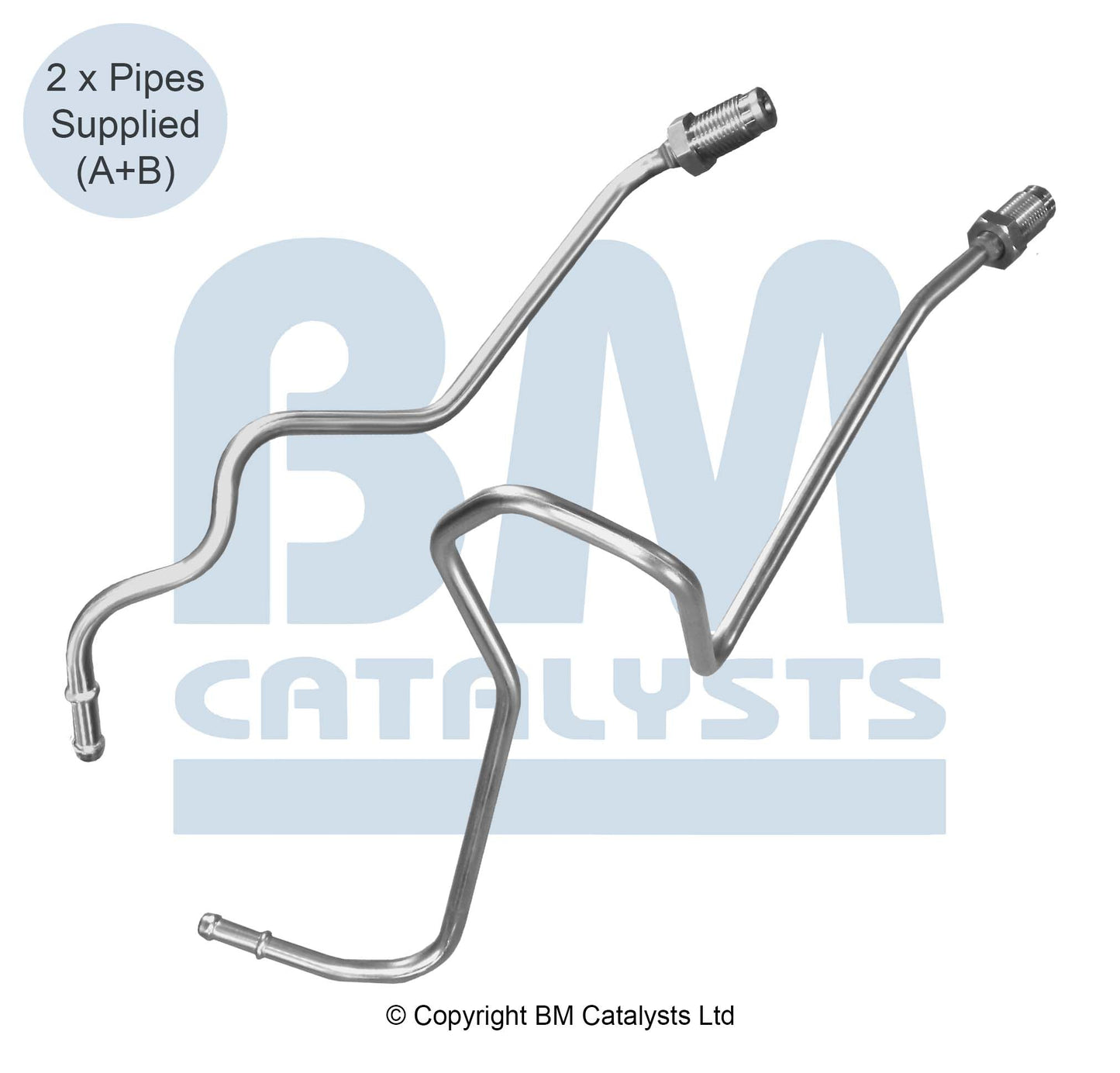 BM Druckrohr für VOLKSWAGEN CADDIE 1.9 Vor und nach DPF | Euro 4 | OEM: 3C0131552G BM CATALYSTS