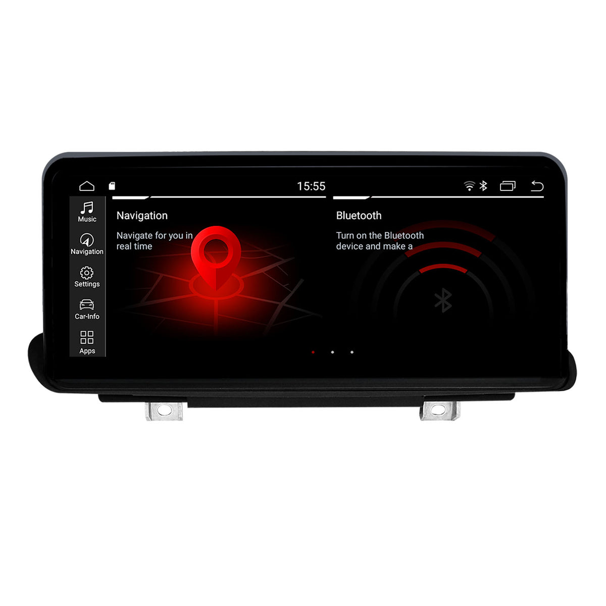 JFSound Android-Autoradio mit Navigation für BMW X5 E70 (2011-2013) / X6 E71 (2011-2014), 10,25-Zoll-Display, CIC – Produktansicht 1