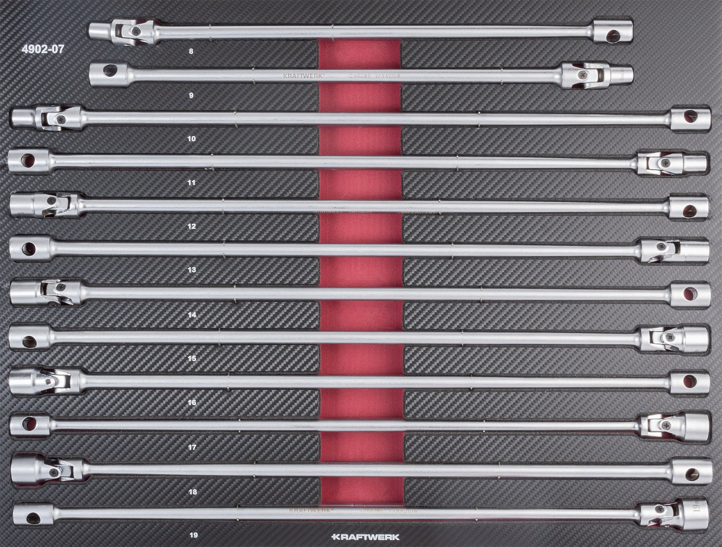 12-T. T-GRIFF-GELENKSCHLÜSSEL-SATZ EVA KRAFTWERK