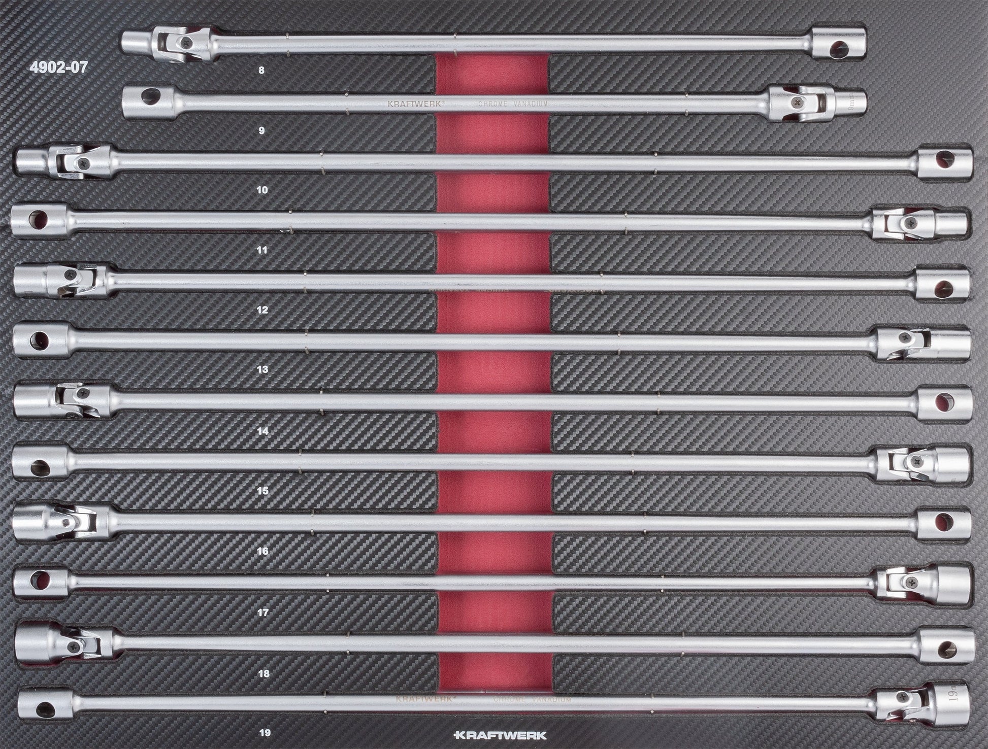 12-T. T-GRIFF-GELENKSCHLÜSSEL-SATZ EVA KRAFTWERK