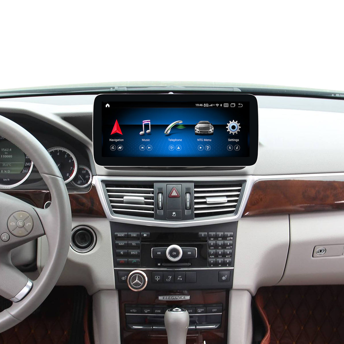JFSound Android-Autoradio mit Navigation für Mercedes-Benz E 2009-2012, 12,25-Zoll-Display, NTG4.0 – Produktansicht 2