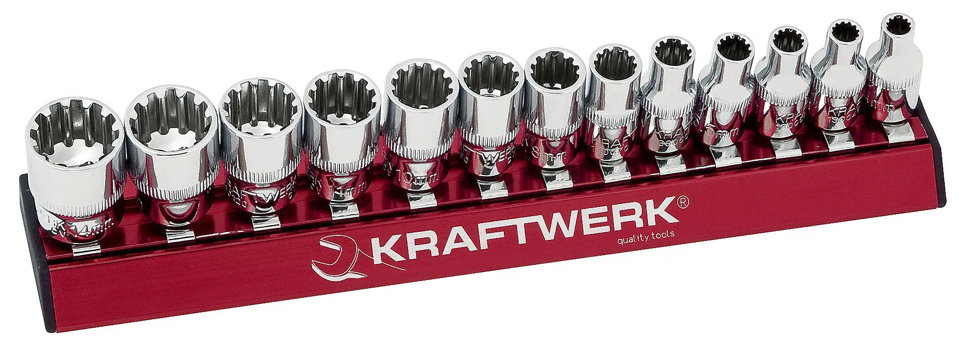 13-T. COMBI-STECKNUSSSATZ MAGALU 1/4" KRAFTWERK